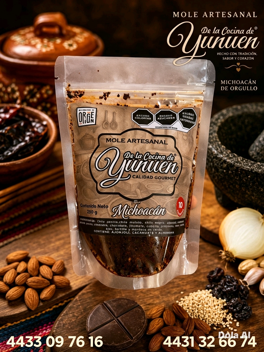 MOLE ARTESANAL YUNUEN BOLSA 250 GR